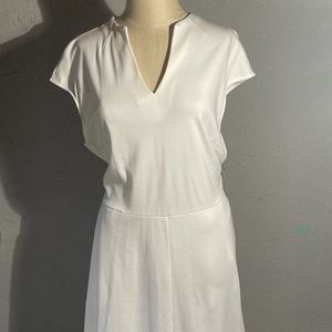 White cotton dress